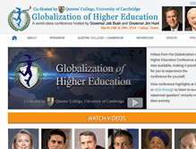 Tablet Screenshot of globalizationofhighereducation.com